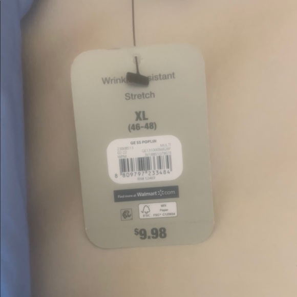 Men's Blue Palm Tree Shirt - Picture 2 of 4